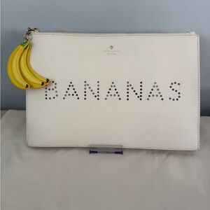 Kate Spade Flights of Fancy Banana Clutch